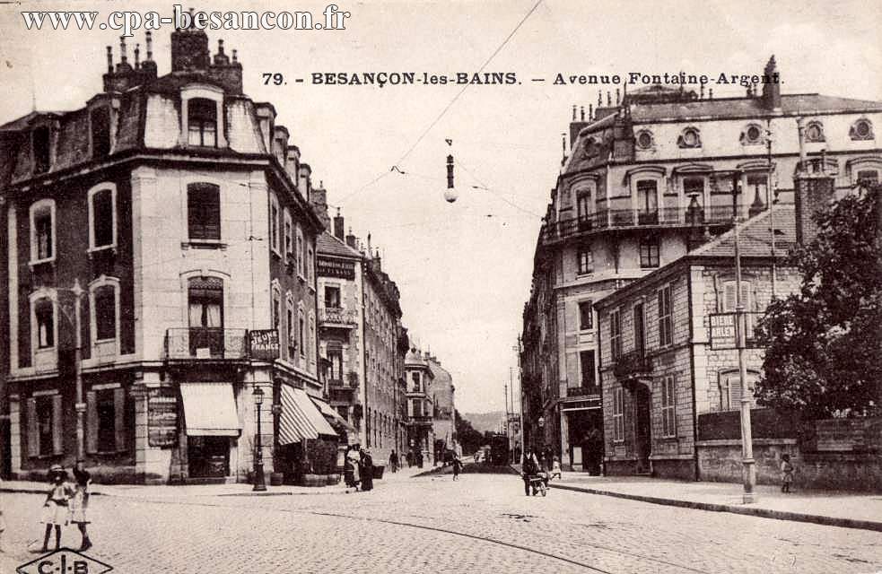79. - BESANÇON-les-BAINS. - Avenue Fontaine-Argent.